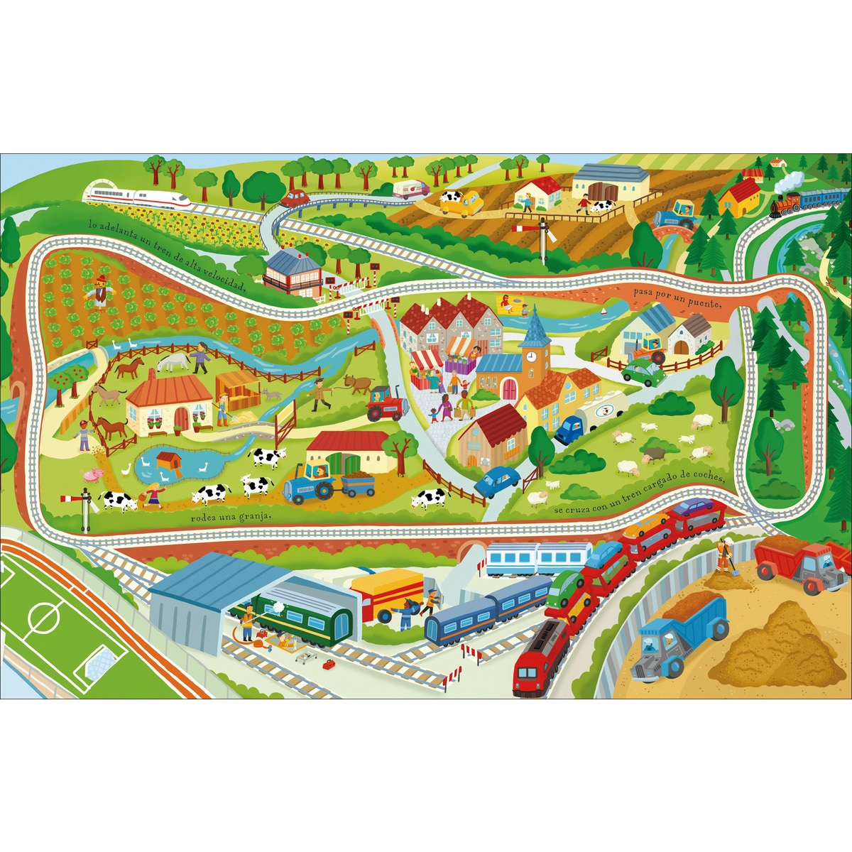 Juega con el libro del tren 4