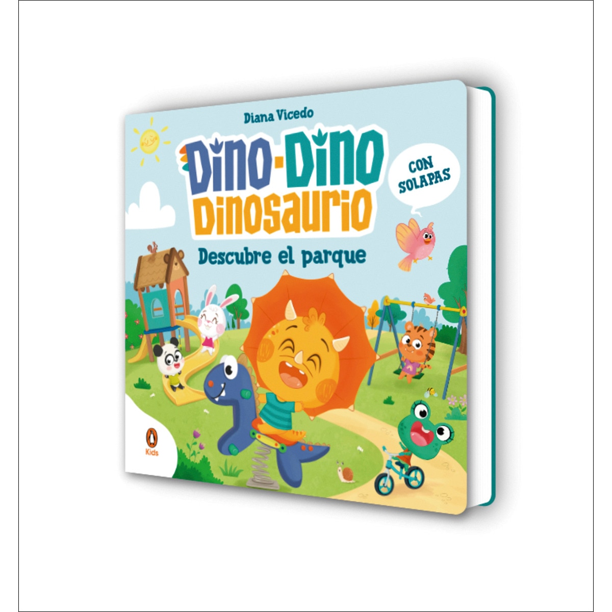 Imagem 0 de Dino-Dino descubre el parque (Dino-Dino Dinosaurio): Libro de cartón con solapas para niños y niñas de 0 a 3 años (Capa dura)