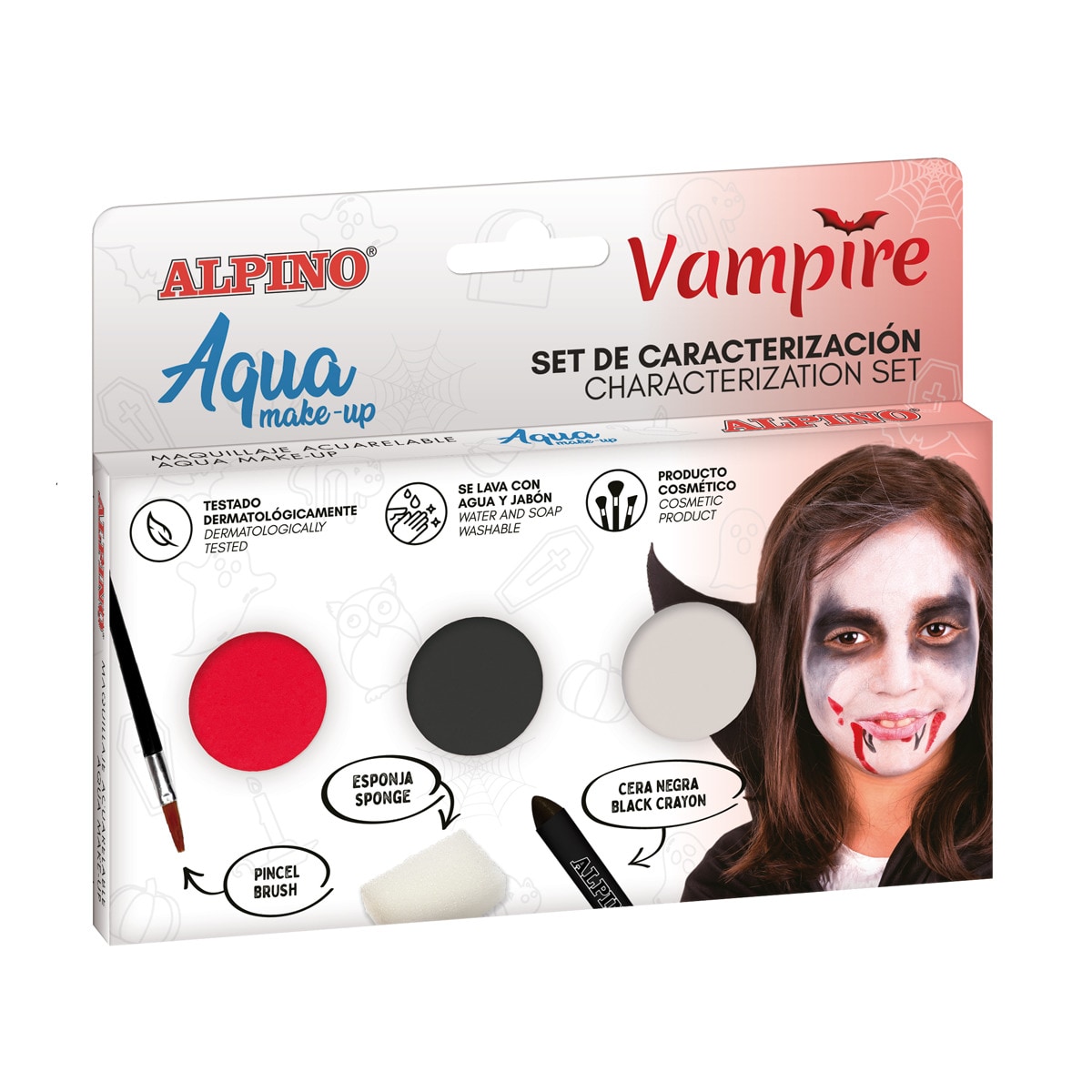Set de caracterización aqua make up vampiro Alpino 1