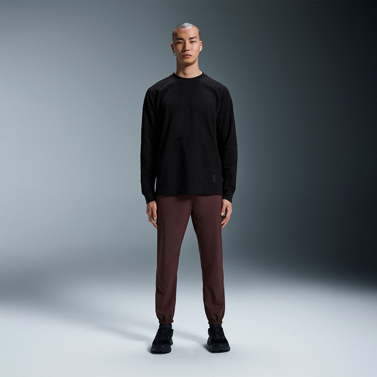 Sweatshirt de Homem Movement Crew Preto-3
