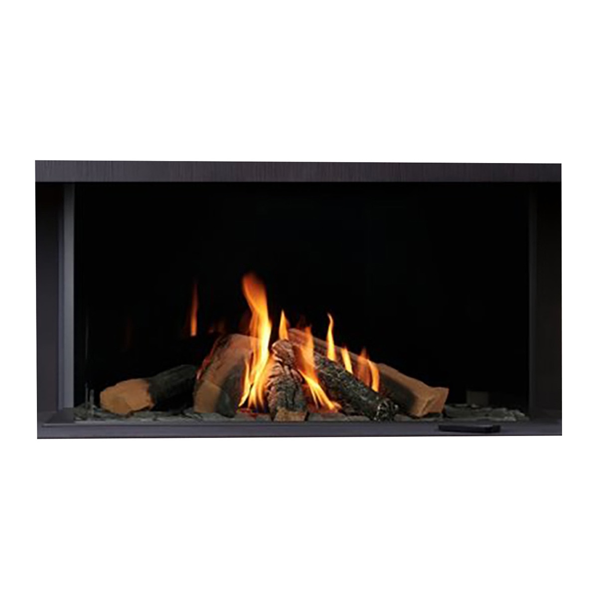 Chimenea Gas Natural Pano 650 2 Esquinas Negro-1