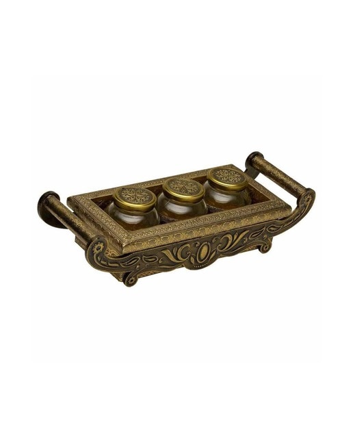 Imagen 0 de Bandeja de metal repujado