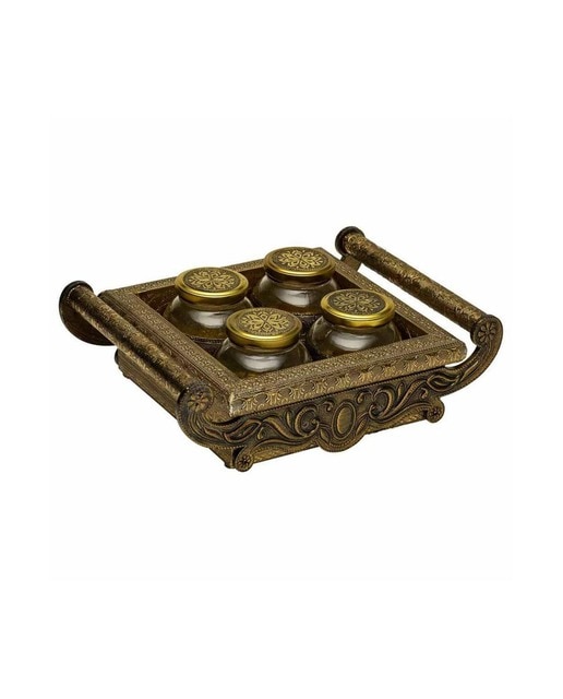 Imagen 0 de Bandeja de metal repujado