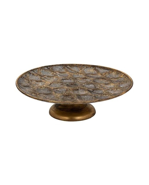 Imagen 0 de Centro mesa de metal dorado