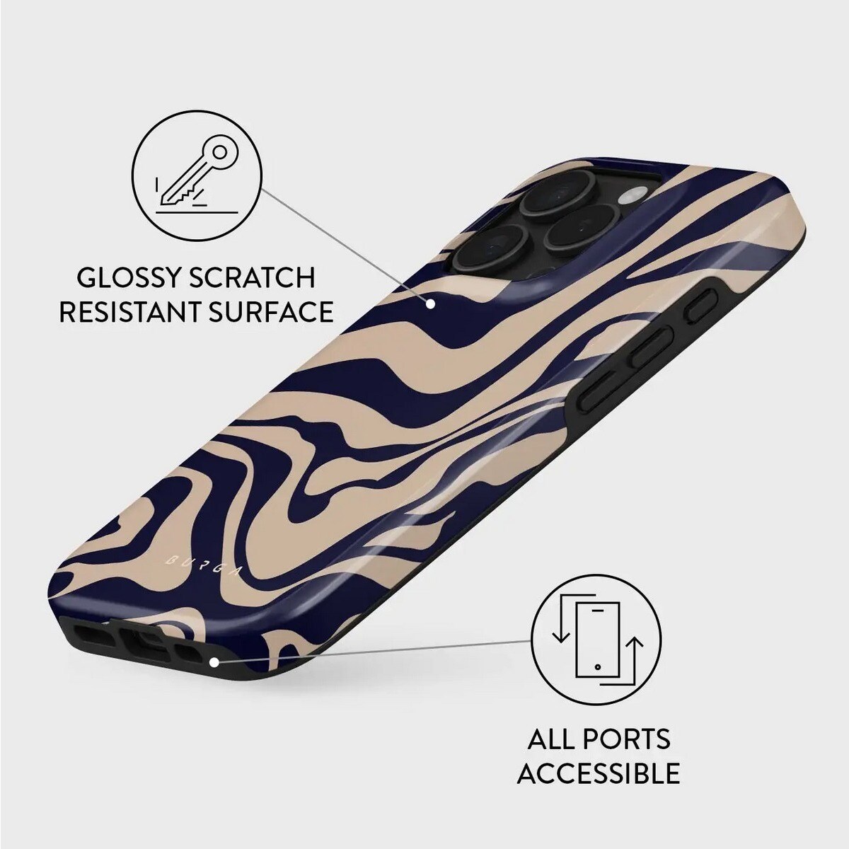 Capa Burga Tough com MagSafe para iPhone 16 Pro Max - Vigilant 4