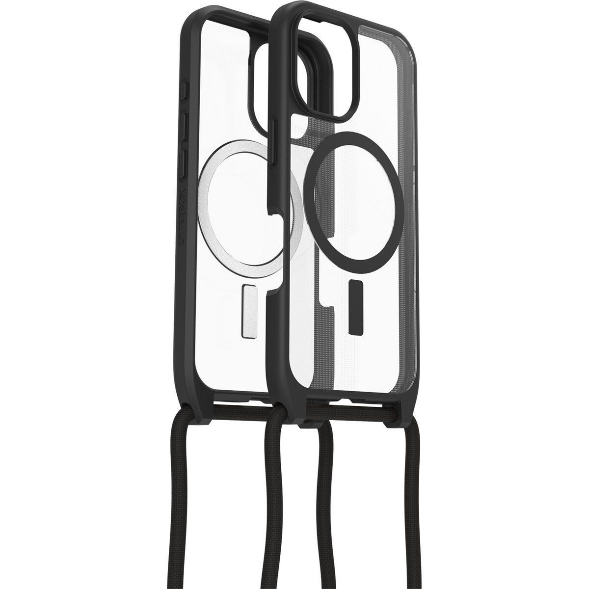 Capa Otterbox React Necklace com MagSafe para Apple iPhone 16 - Preto / Transparente 6