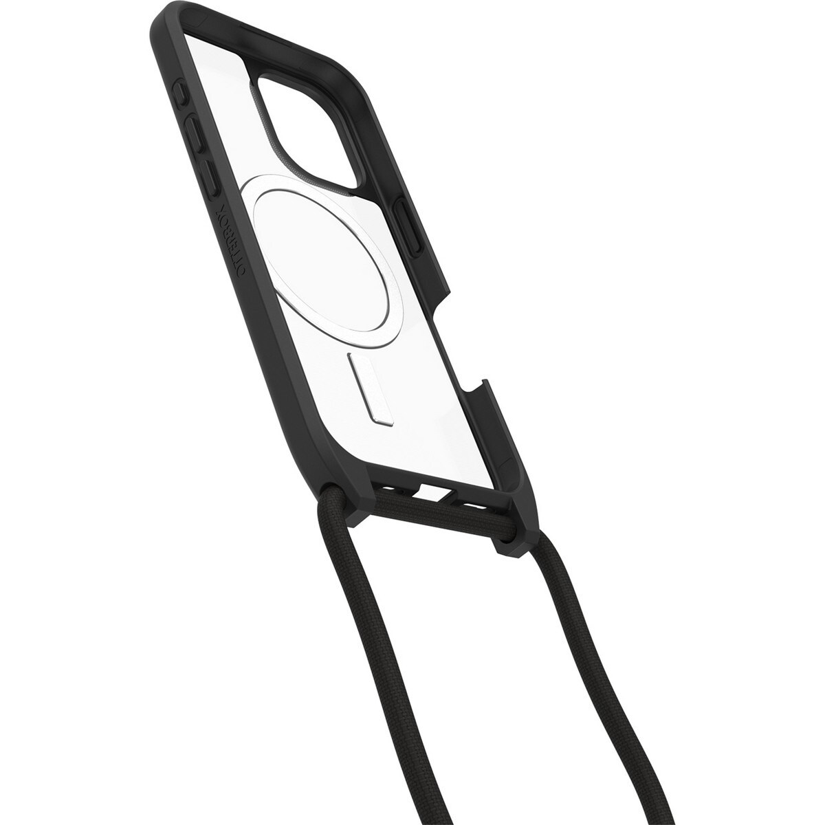 Capa Otterbox React Necklace com MagSafe para Apple iPhone 16 - Preto / Transparente 3