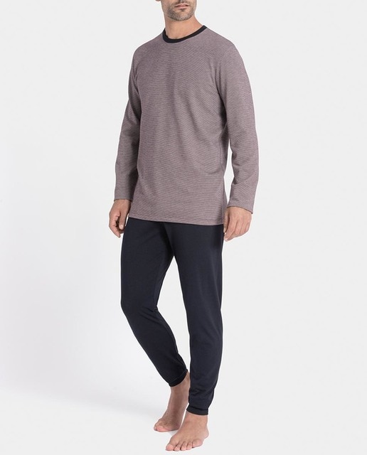 Imagen 0 de Pijama de hombre de algodón thermal