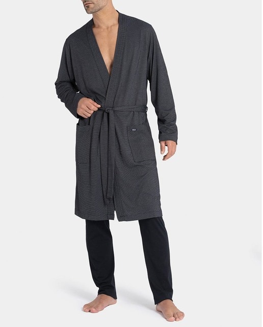 Imagen 0 de Bata de hombre de modal y algodón thermal