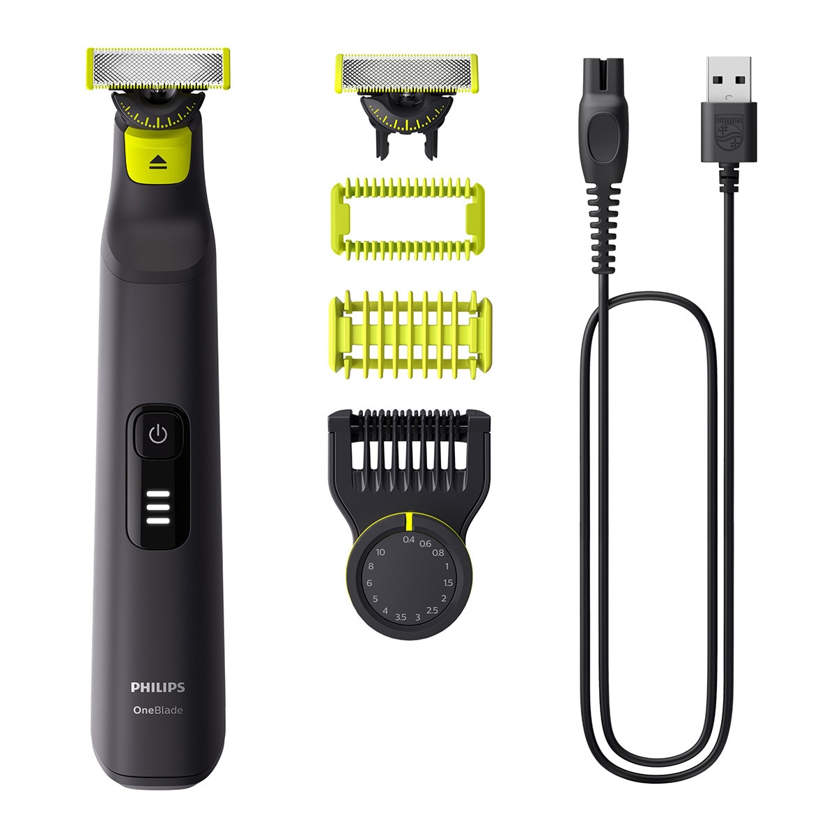 Maquinilla de afeitar Philips OneBlade Pro 360, cara y cuerpo, en