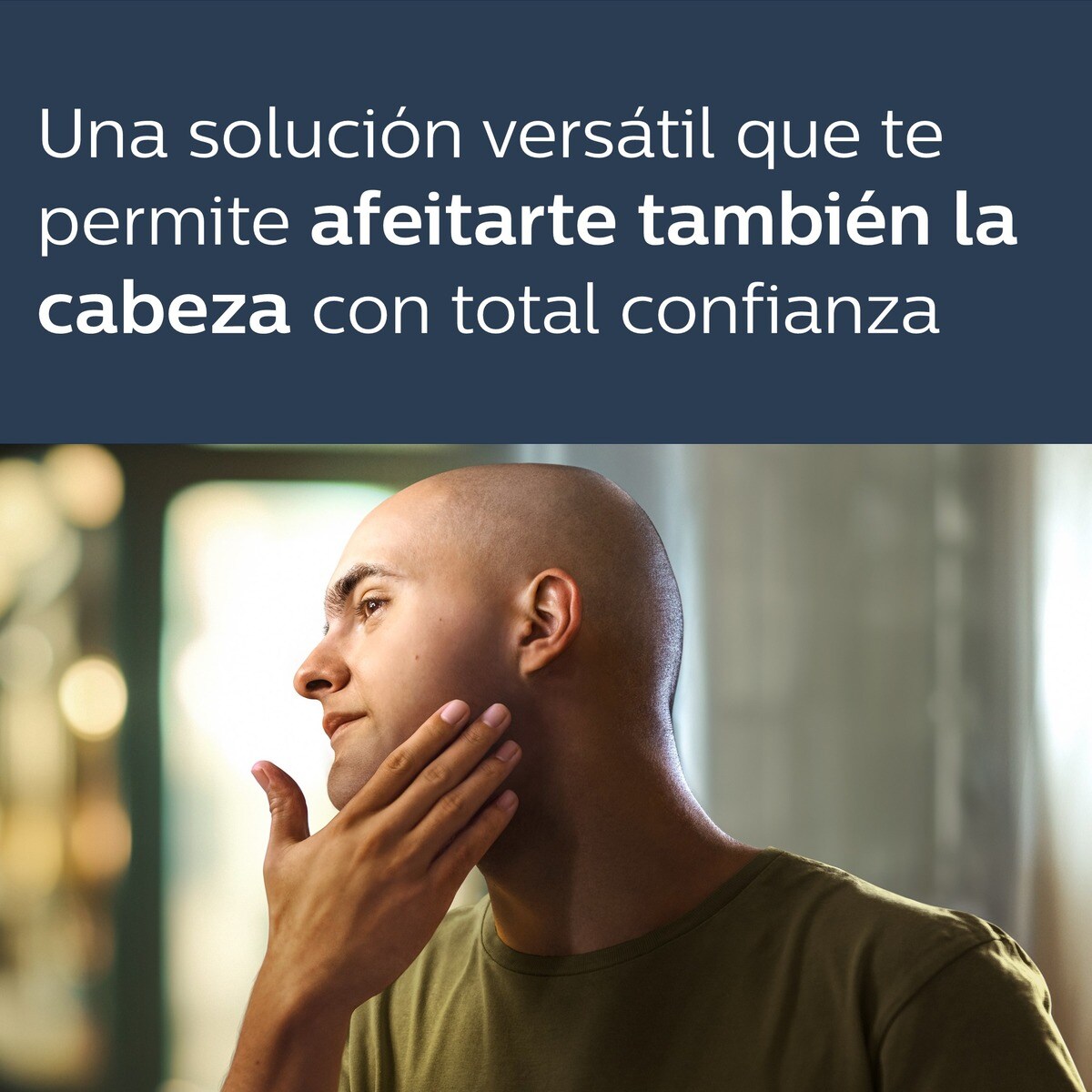 Afeitadora eléctrica Philips Serie 3000, máquina de afeitar hombre en seco y mojado, cabezales flexibles 5D, tapa protectora, 60 min autonomía Plata brillo-5