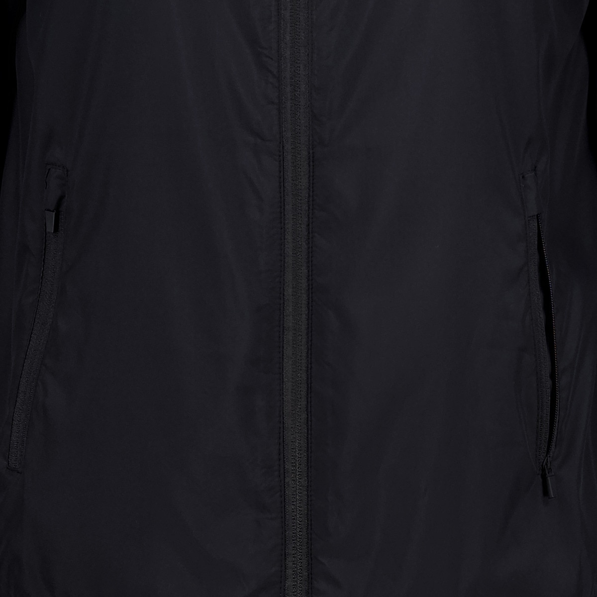 Cortavientos running de mujer Negro-5