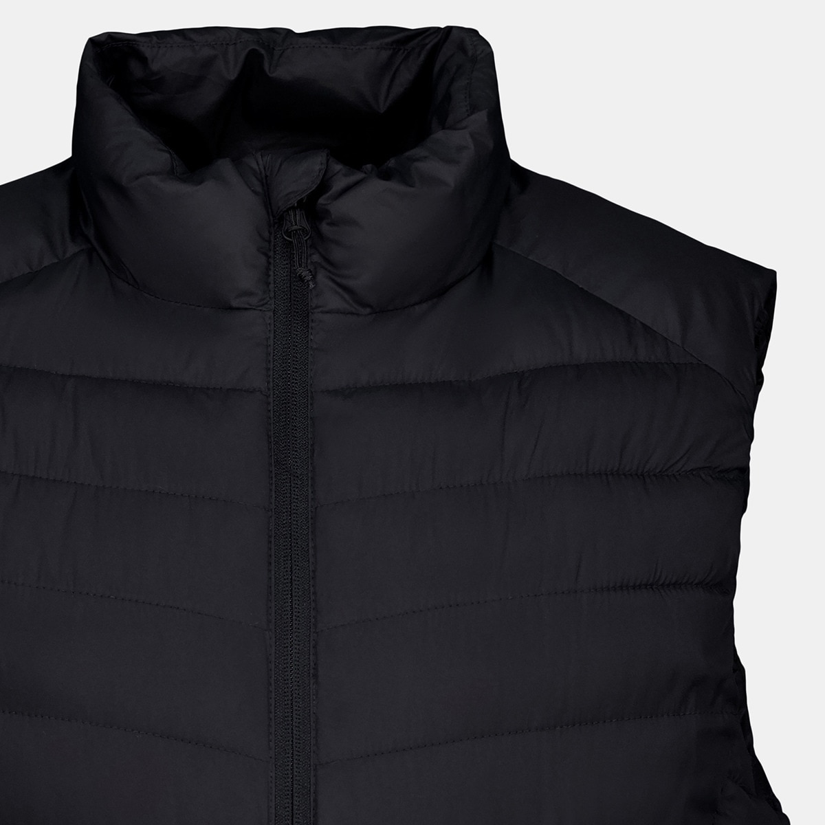 Chaleco acolchado con bolsillo interior de hombre Negro-5