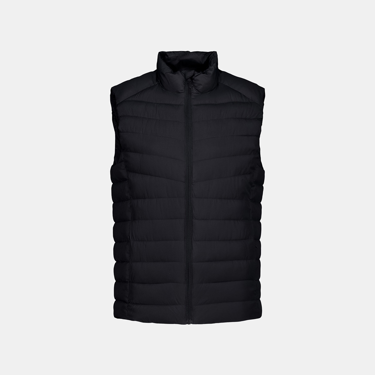 Chaleco acolchado con bolsillo interior de hombre Negro-4