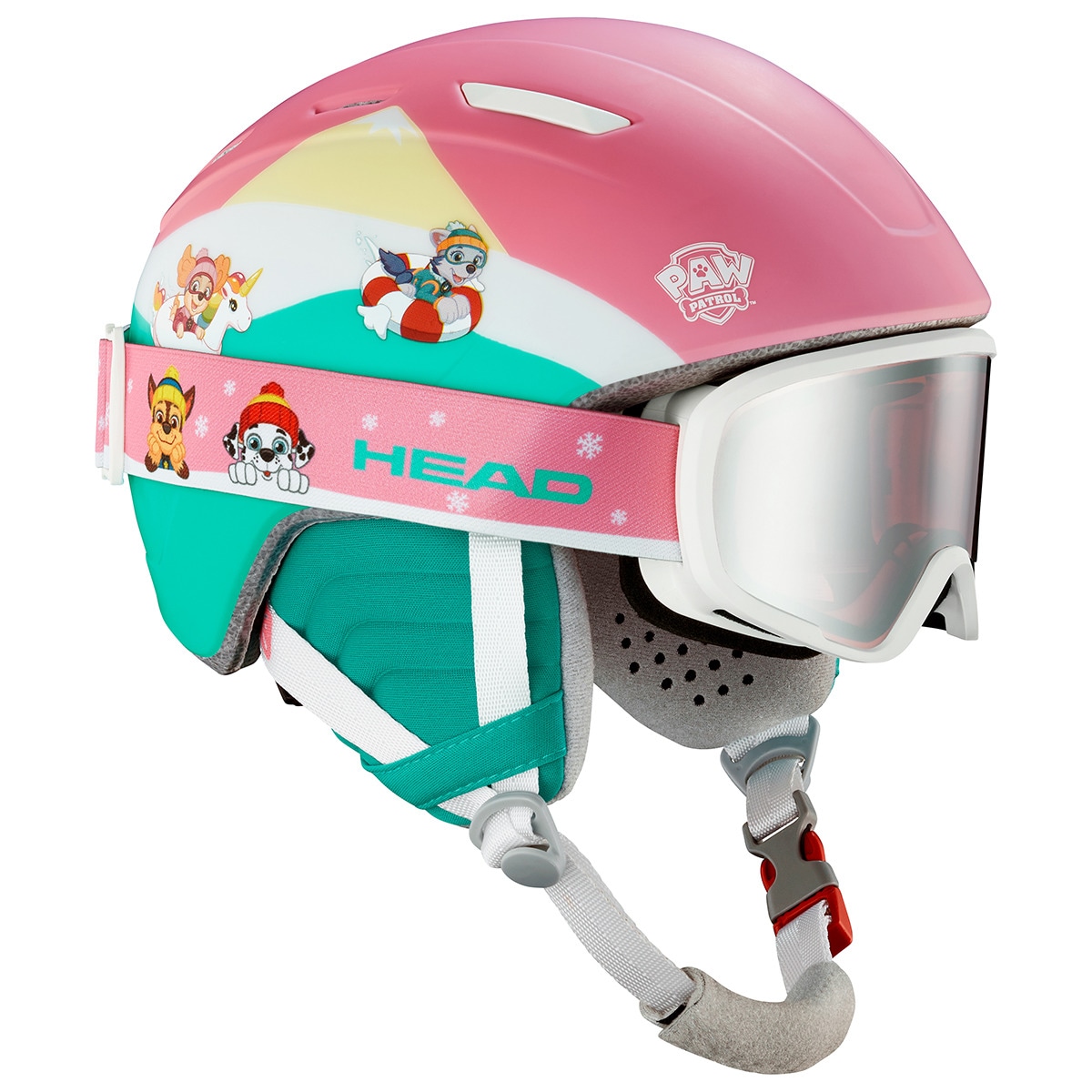 Capacede para Criança Maja Set Paw Verde / Rosa-2