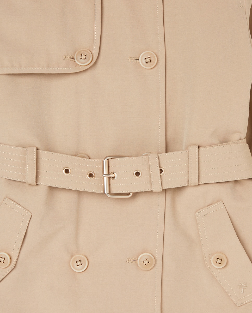 Gabardine com Cinto 730 Camel-5