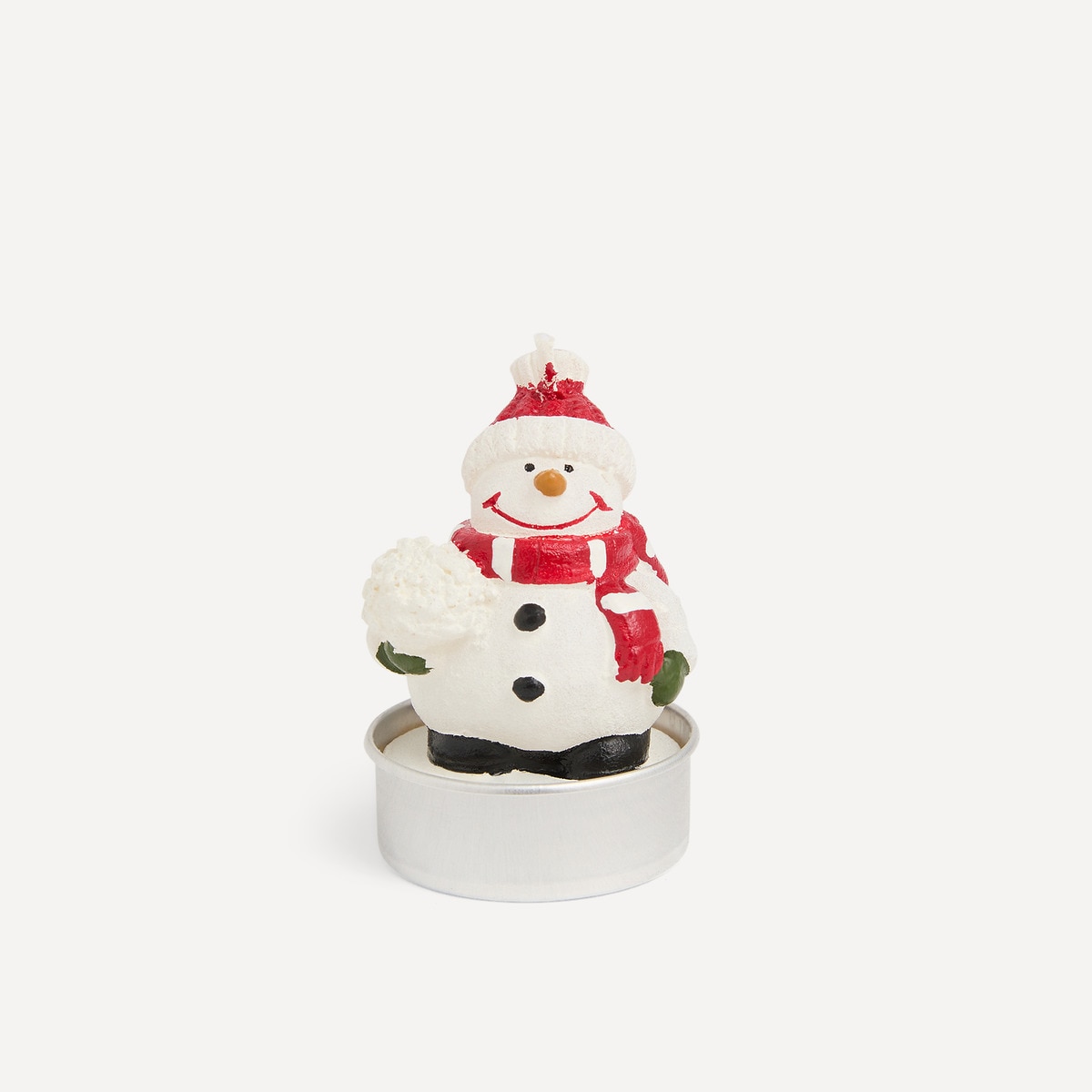 Set de 6 velas tealight Muñeco de Nieve Navidad El Corte Inglés Multicolor-2