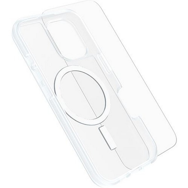 Imagem 0 de Capa Otterbox React com MagSafe + Película de Vidro Temperado para iPhone 16 - Transparente