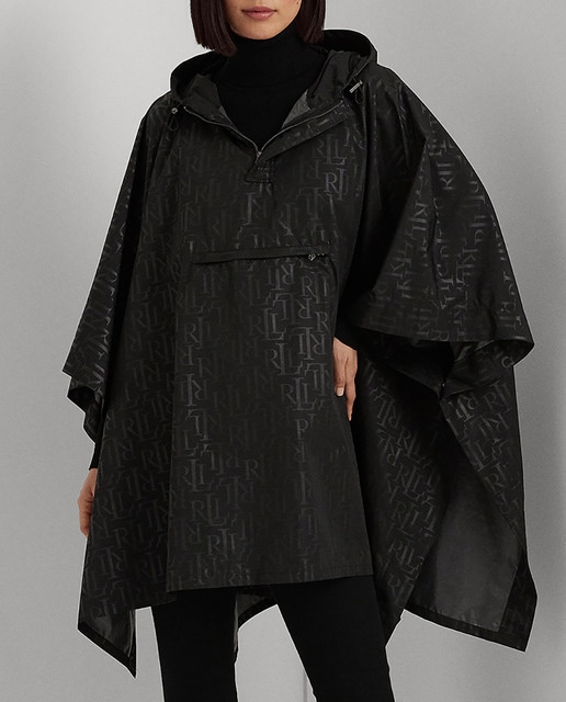 Imagen 0 de Chubasquero de mujer con capucha y logotipos RL