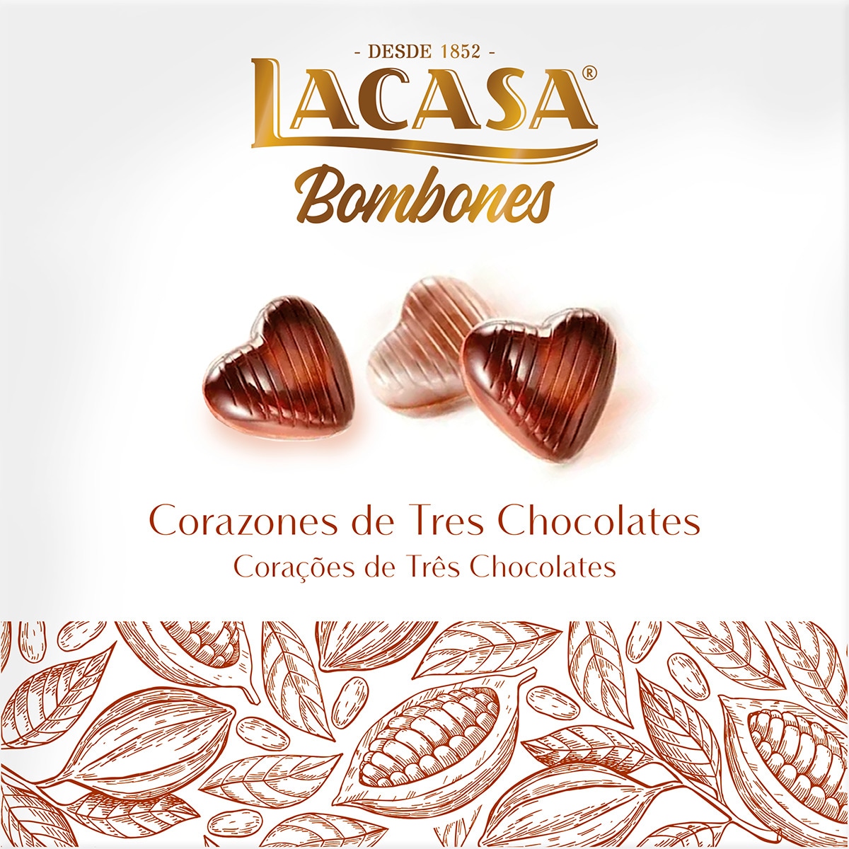 Bombons Corações embalagem 200 g