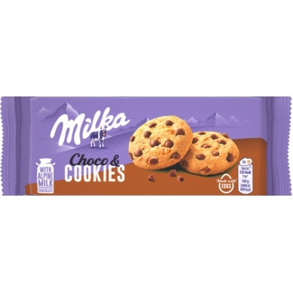 Cookies com Pepitas de Chocolate embalagem 135 g - Milka