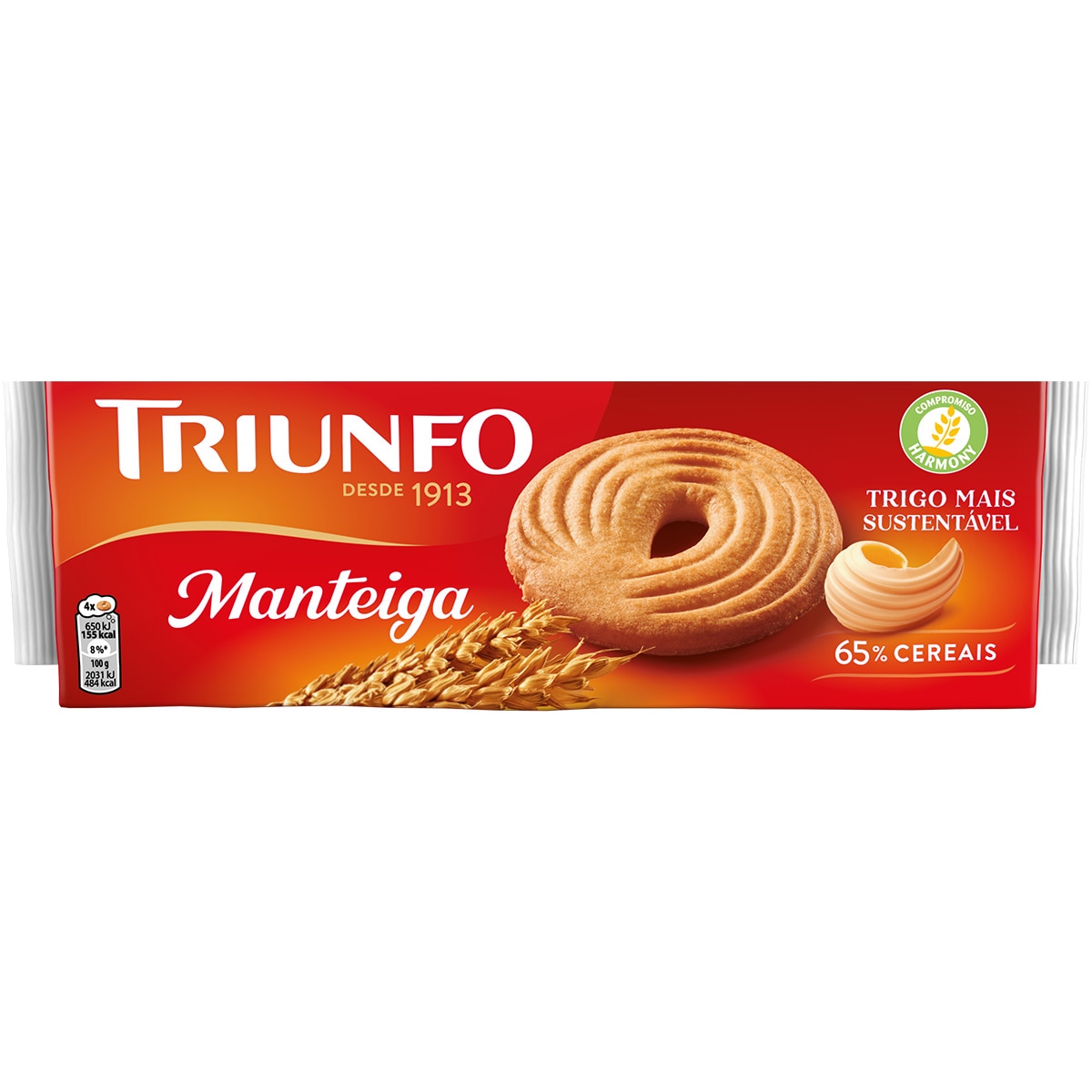 Bolachas de Manteiga embalagem 168 g