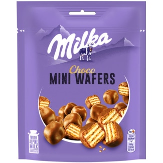 Bolachas Mini Wafer embalagem 110 g - Milka