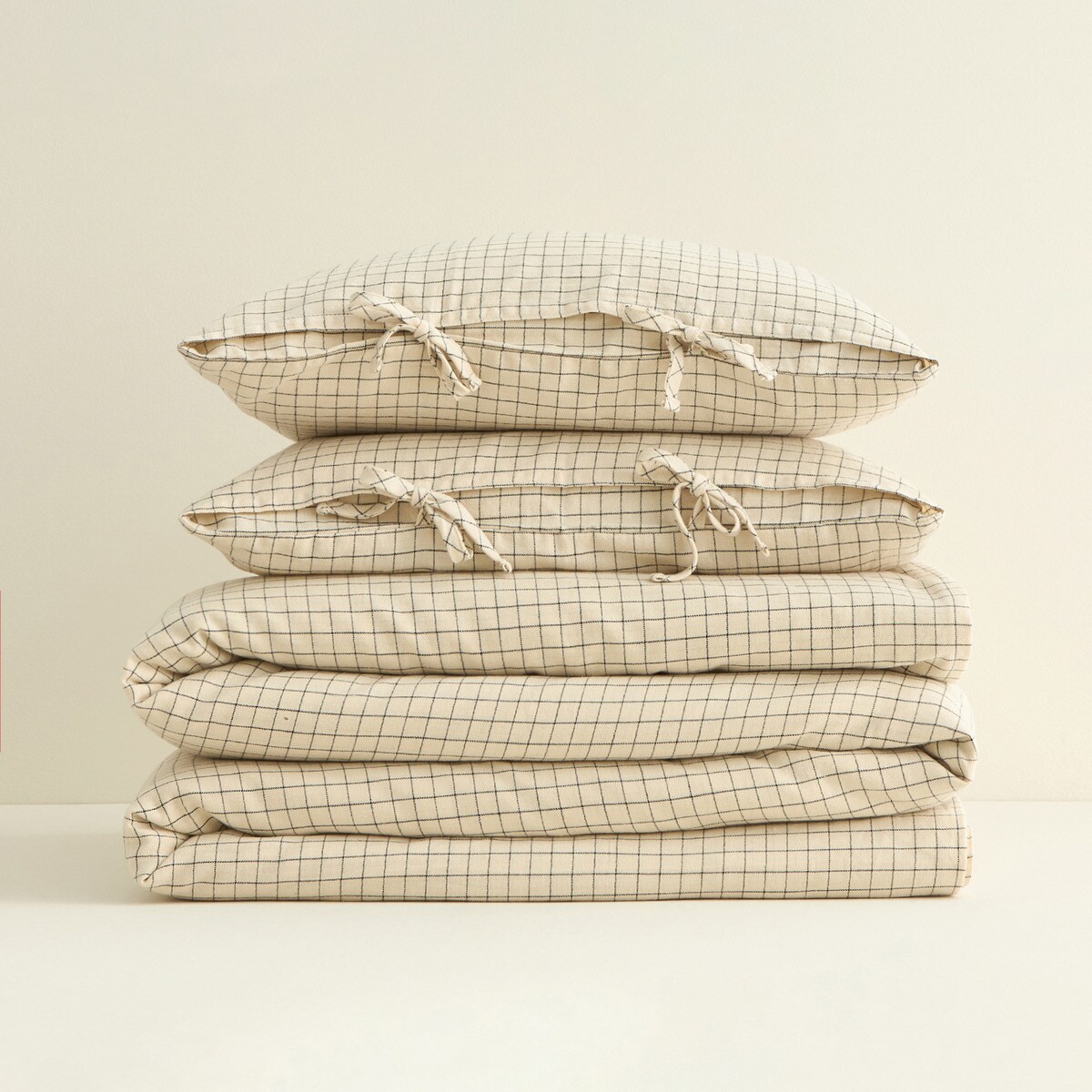 Conjunto de Capa de Edredão de Algodão Tiset Antracite-5