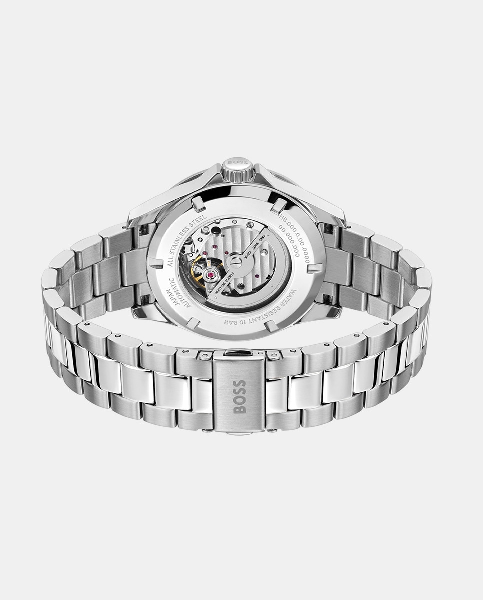 Relógio Troper Automatic 1514202 de Aço Castanho-2