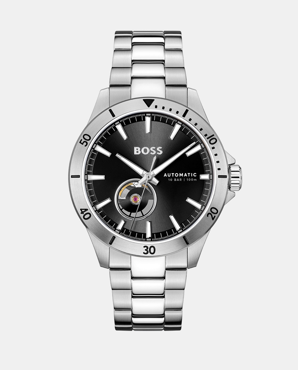 Relógio Troper Automatic 1514202 de Aço Castanho-1