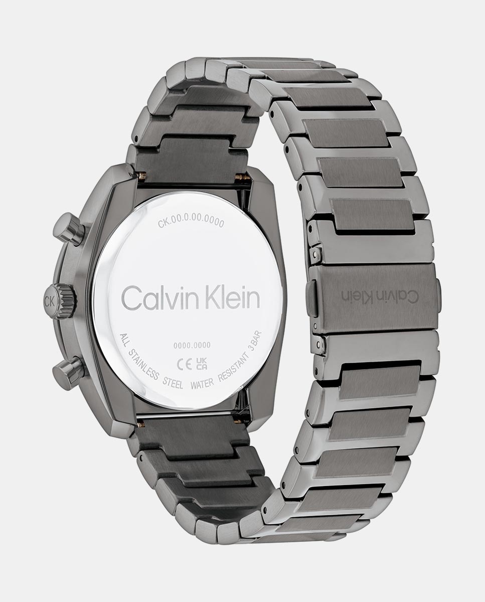Reloj de hombre CK Flex 25200466 multifunción de acero Gris-2
