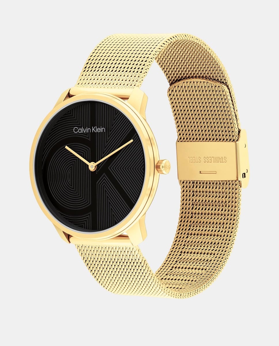 Relógio CK Iconic 25300016 de Aço com Logótipo Ouro-3