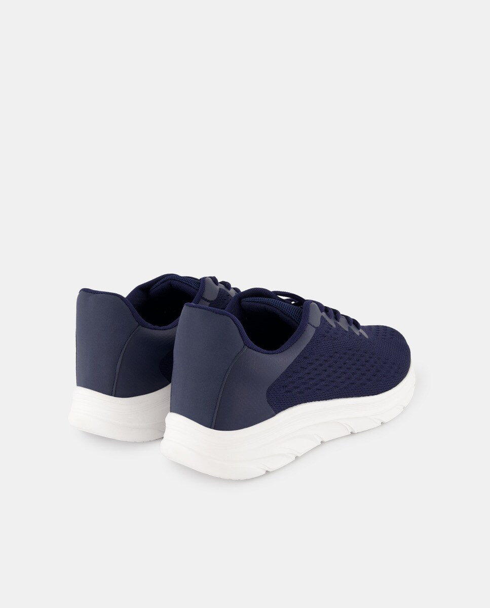 Deportivo cordones hombre Azul marino-3