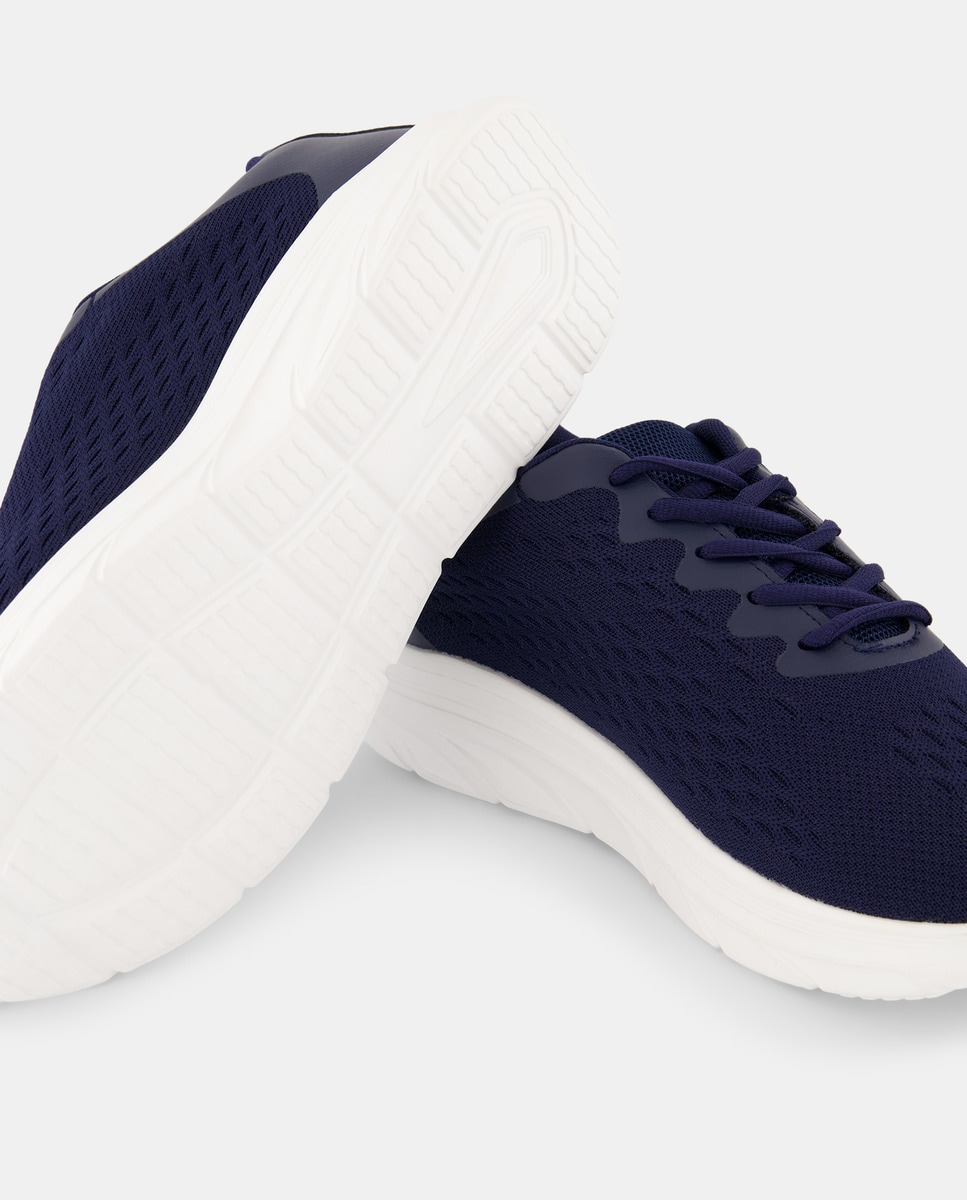 Deportivo cordones hombre Azul marino-5