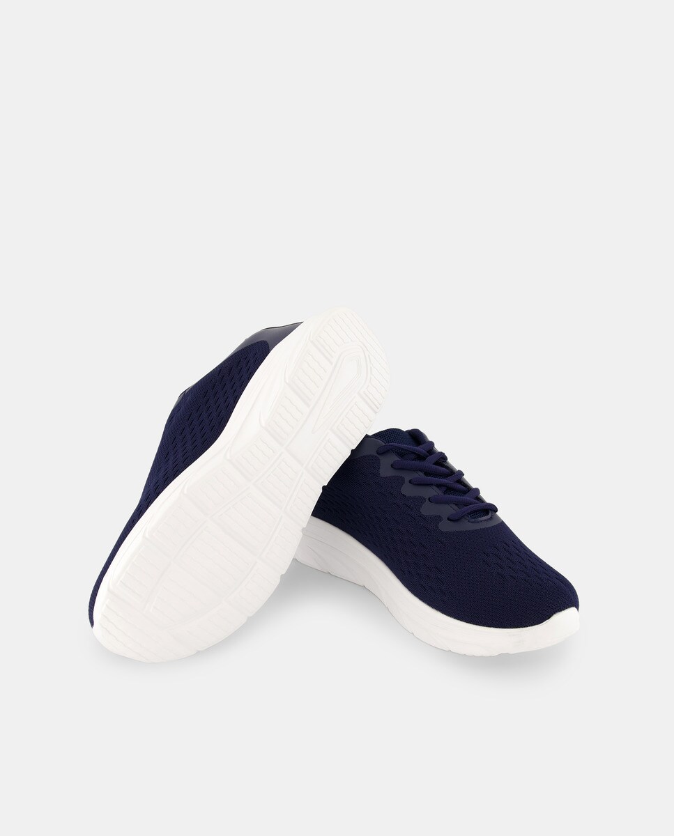 Deportivo cordones hombre Azul marino-2