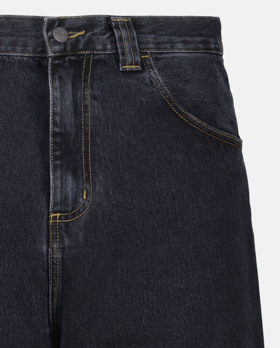 Jeans de Algodão Preto-6