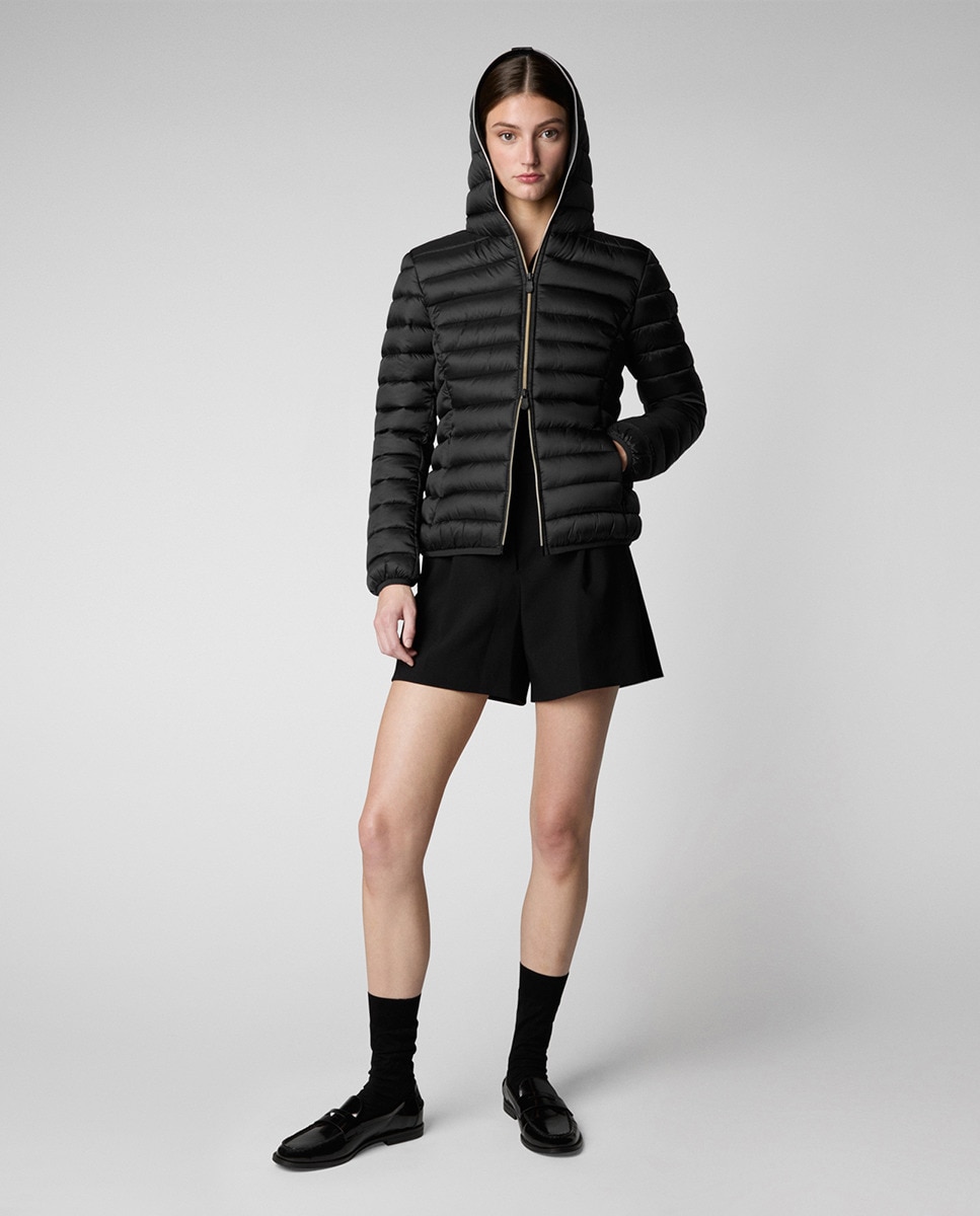 Blusão Acolchoado com Enchimento Preto-2