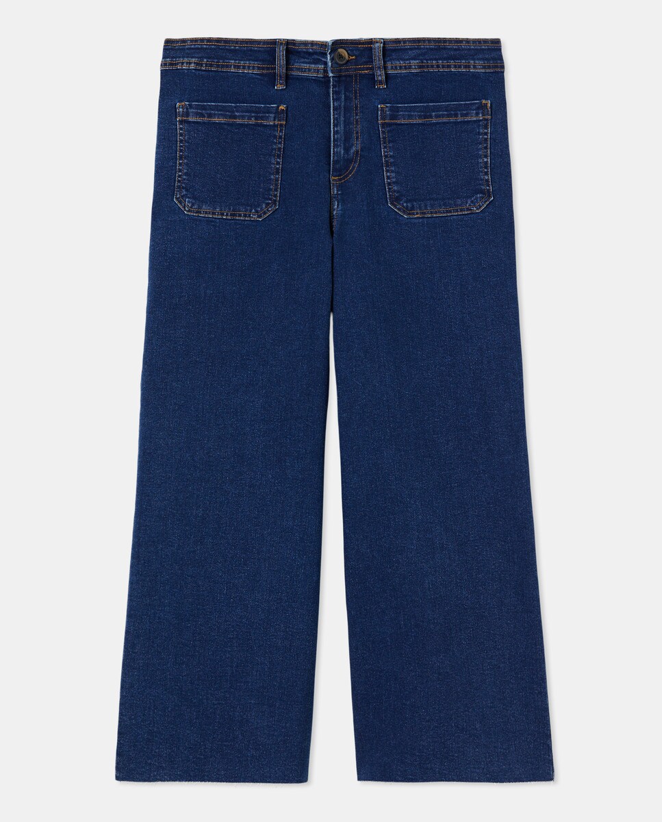 Jeans ALICE Culotte Azul-escuro-4