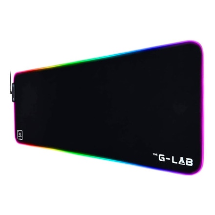 Alfombrilla Gaming XXL RGB Con Luces LED - 900x400 Mm - 7 Colores Y 4 Efectos - Antideslizante, Lavable - Para PC Y Laptop Gamer