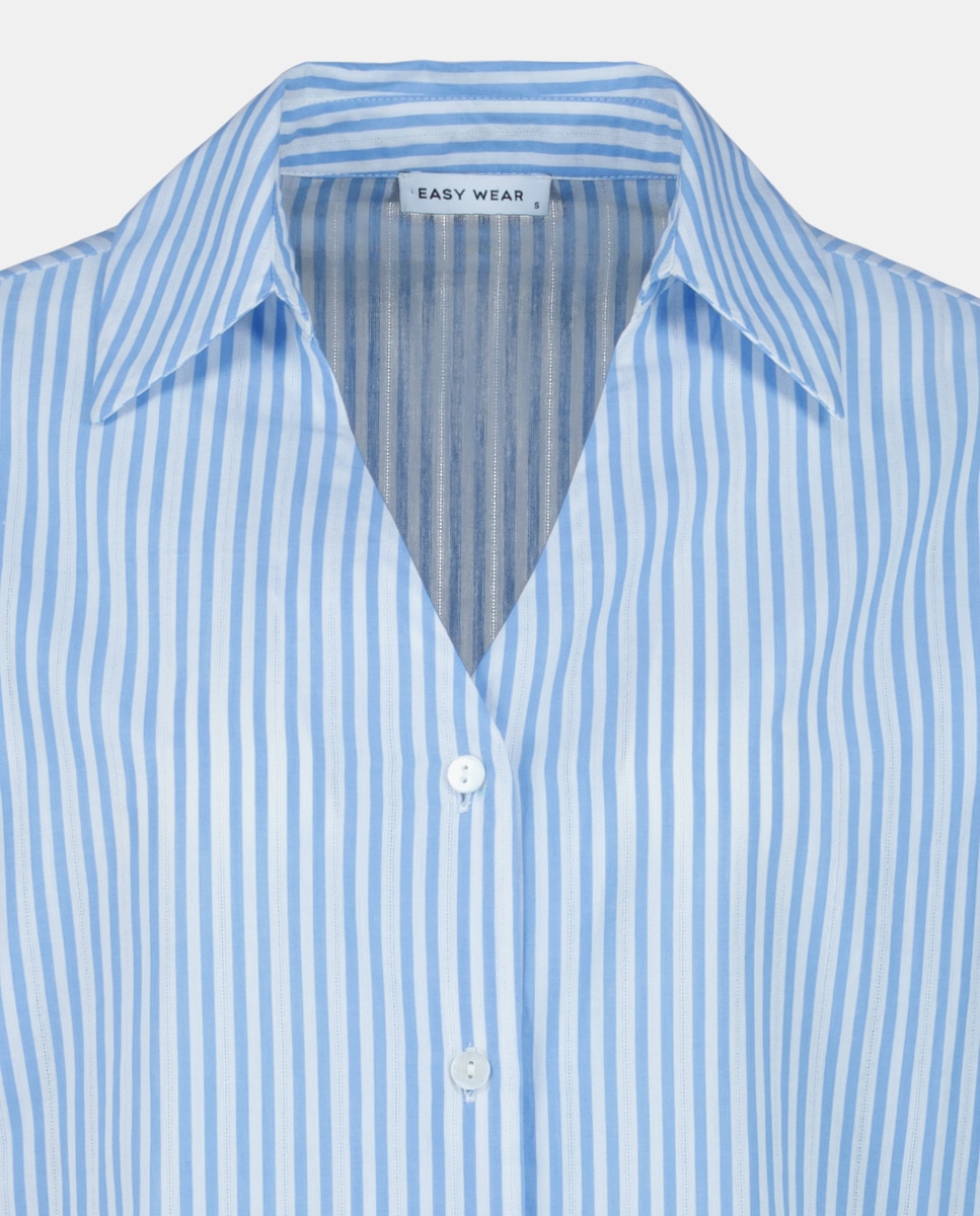 Camisa de Manga Comprida com Lace Branco-5