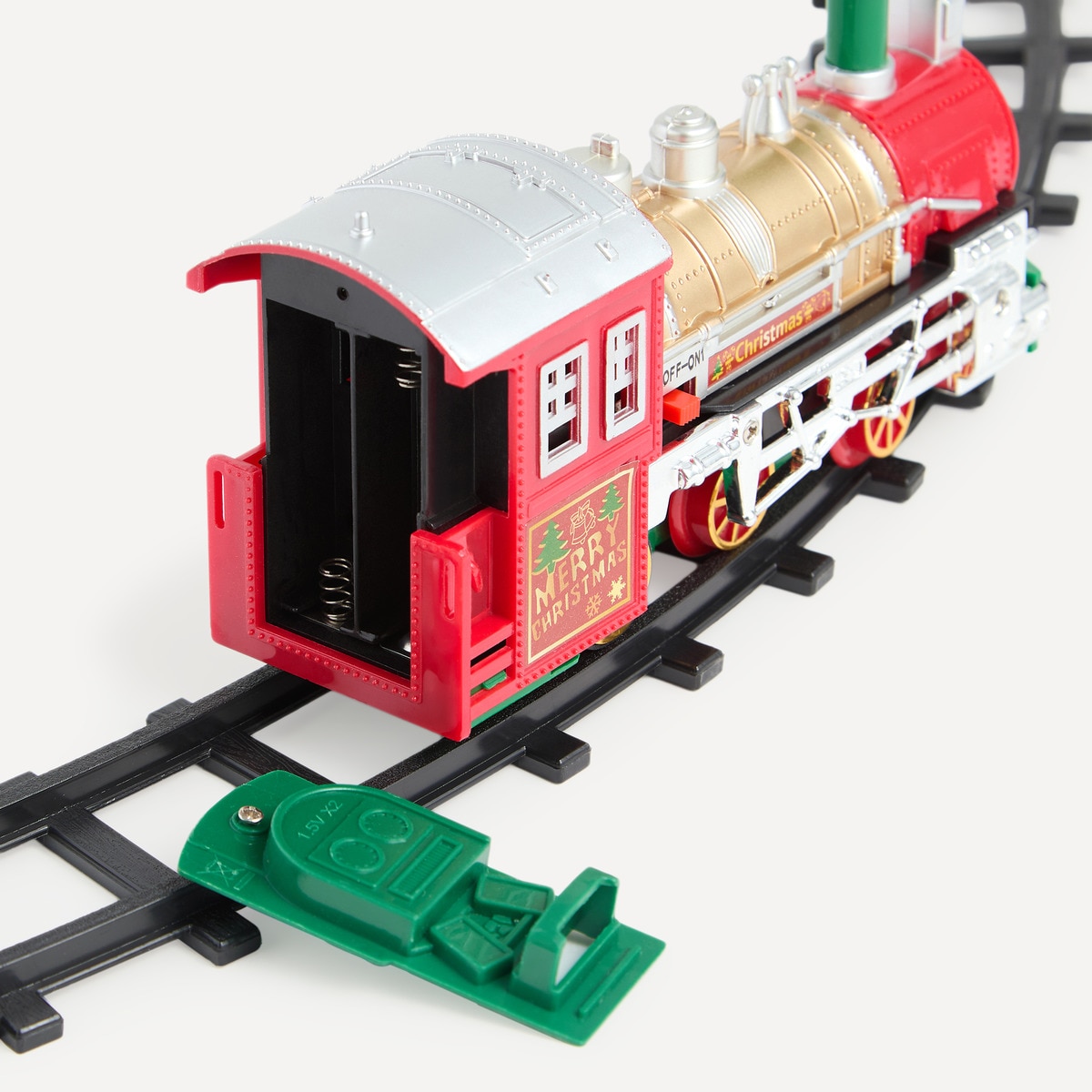 Tren decorativo para árbol con luz y sonido Belén Americano Navidad El Corte Inglés Multicolor-5