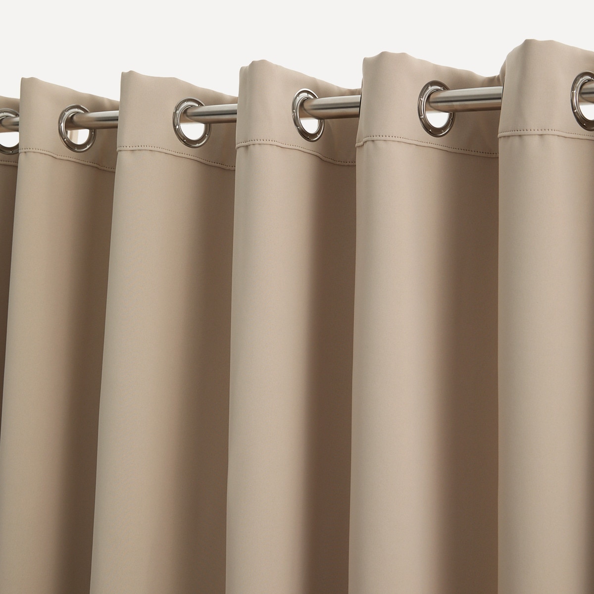 Cortina Confecionada com Argolas Black Out XL Torrado-3