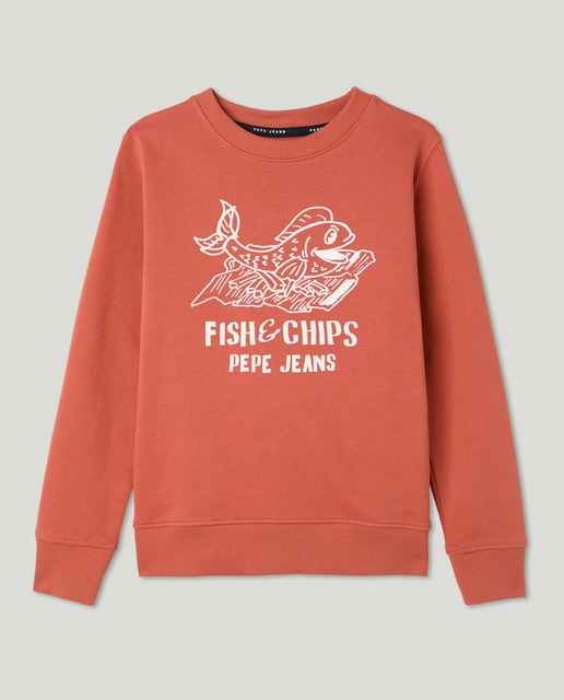 Imagen 0 de Sudadera Fish & Chips para niño