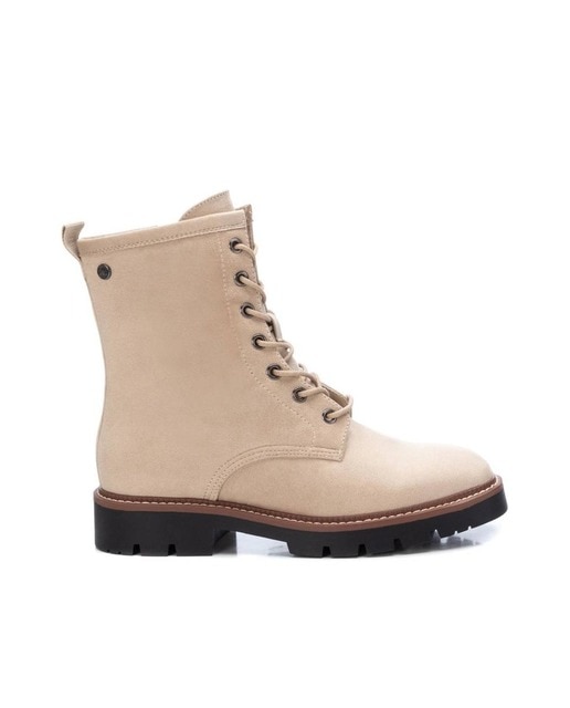 Imagen 0 de Botín mujer antelina beige