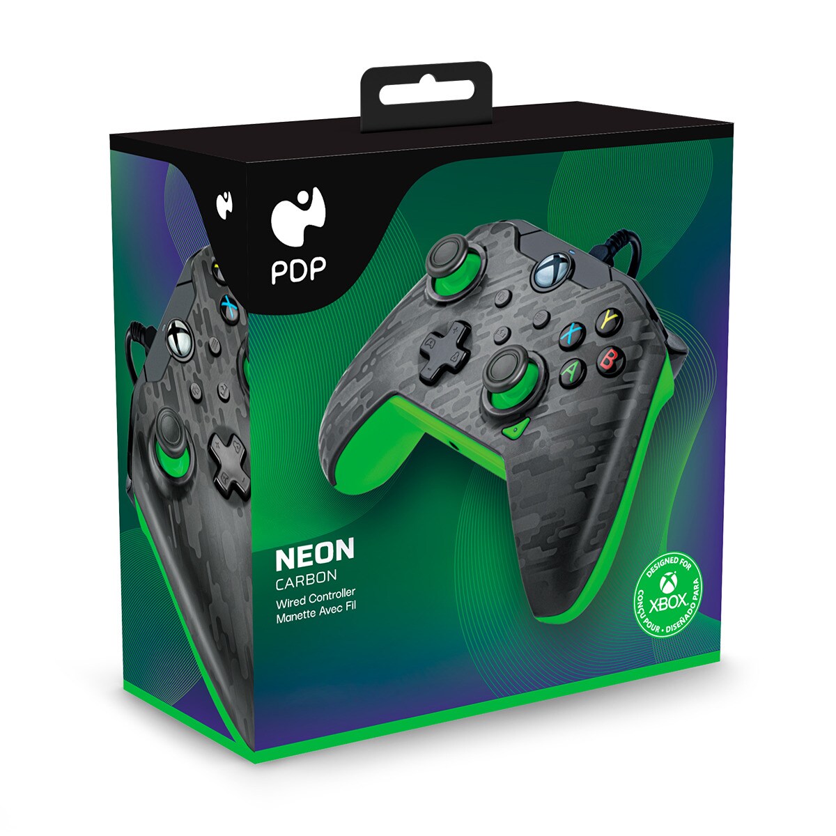 Comando Wired Controller Neon Carbon Licenciado - Xbox Series X 6