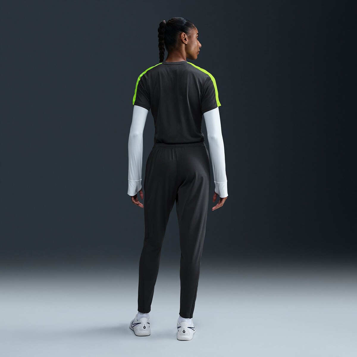 Calças de mulher Dri-FIT Academy Cinzento-2