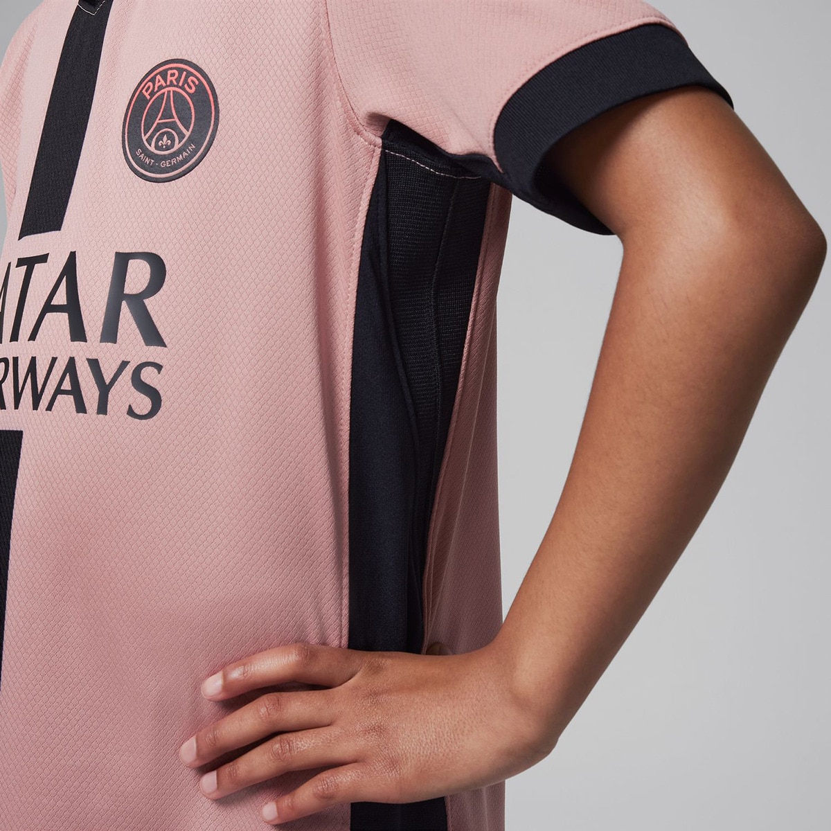 T-shirt de Criança 3.º Equipamento Paris Saint-Germain PSG 2024-2025 Stadium Rosa-5