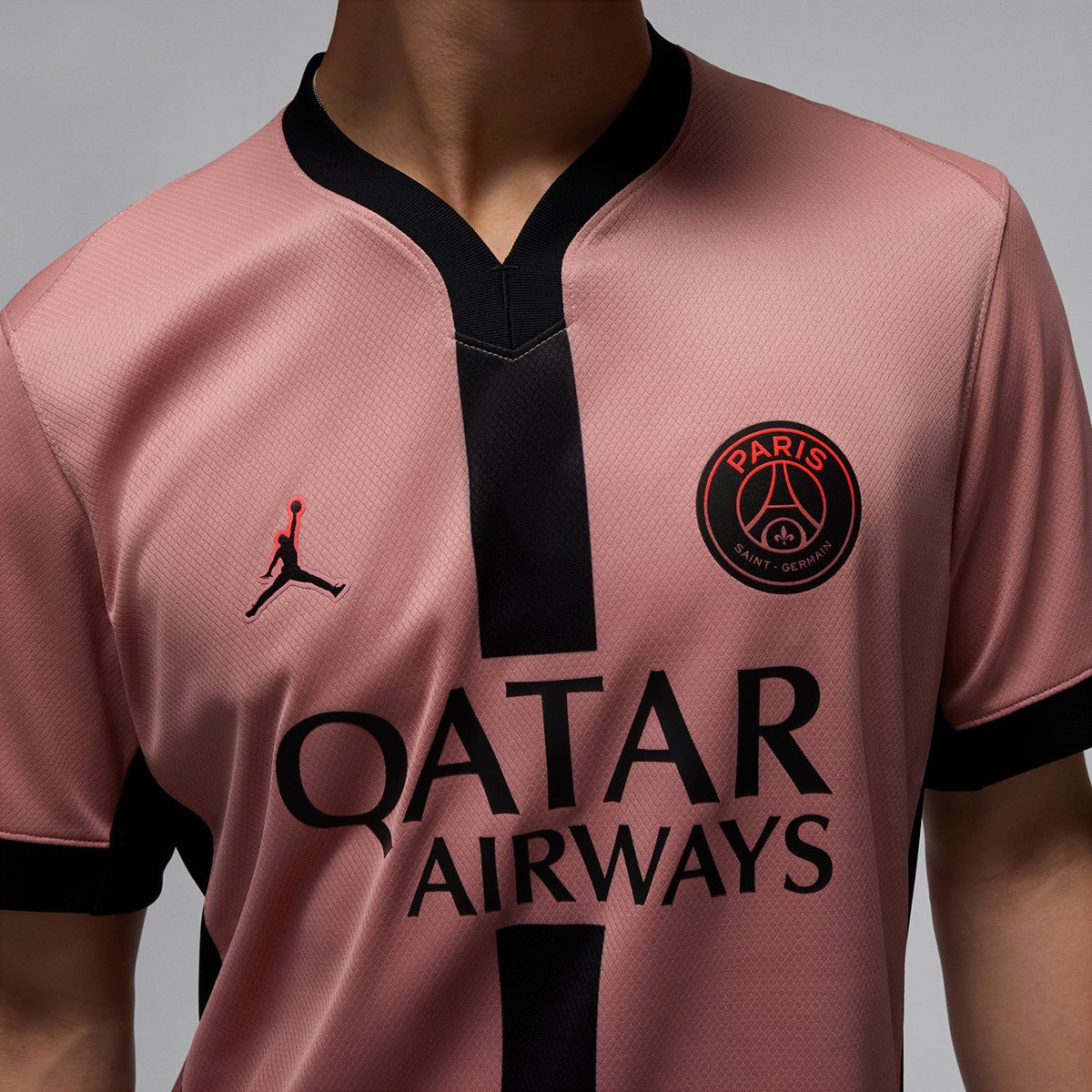 T-shirt de Homem 3.º Equipamento Paris Saint-Germain PSG 2024-2025 Stadium Rosa-5