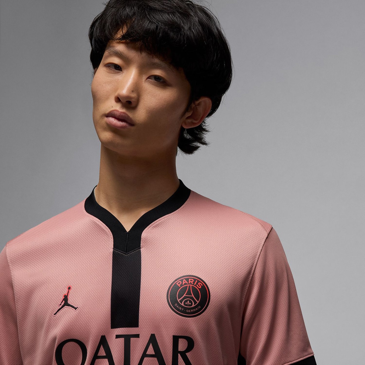 T-shirt de Homem 3.º Equipamento Paris Saint-Germain PSG 2024-2025 Stadium Rosa-4