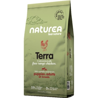 Aimento Seco para Cão Adulto com Galinha sem Glúten embalagem 12 kg - Naturea